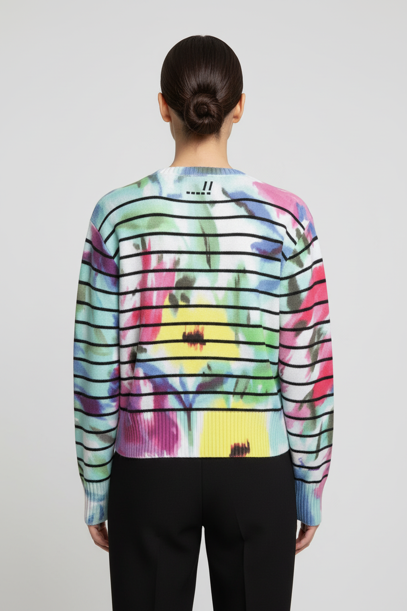 Desigual Damen Strickpullover Mehrfarbig Größe L