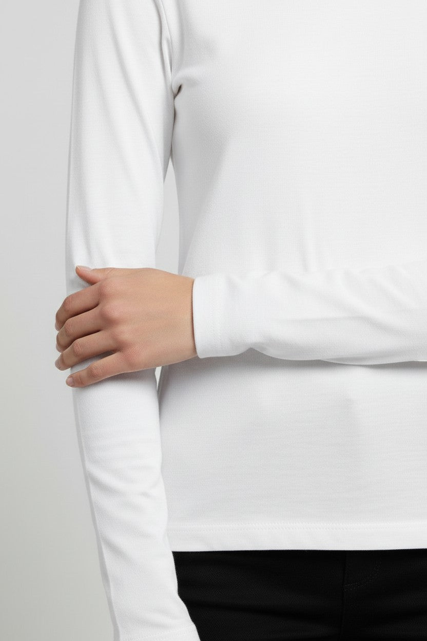 ESPRIT Damen Rollkragenpullover Weiß Größe S