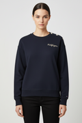 Tommy Hilfiger Damen Sweatshirt Blau Größe L