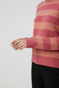 United Colors of Benetton Damen Strickpullover Rot Orange Größe M