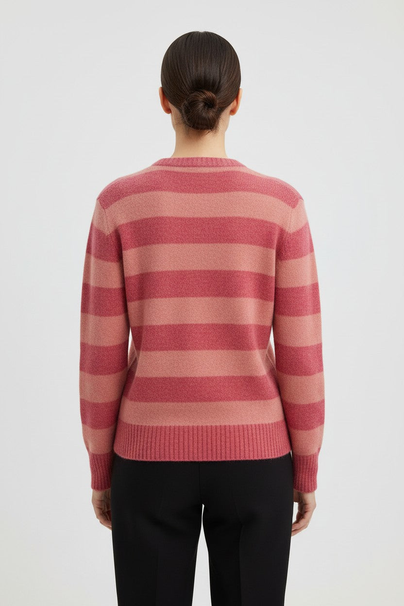 United Colors of Benetton Damen Strickpullover Rot Orange Größe M