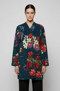 Desigual Damen Kimono Blau Rot Mehrfarbig Größe M