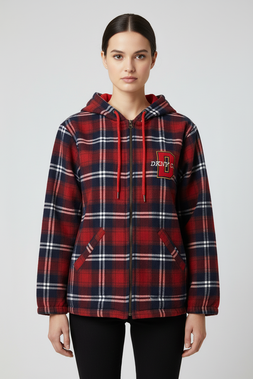 DKNY Damen Kapuzenpullover Mehrfarbig Größe M
