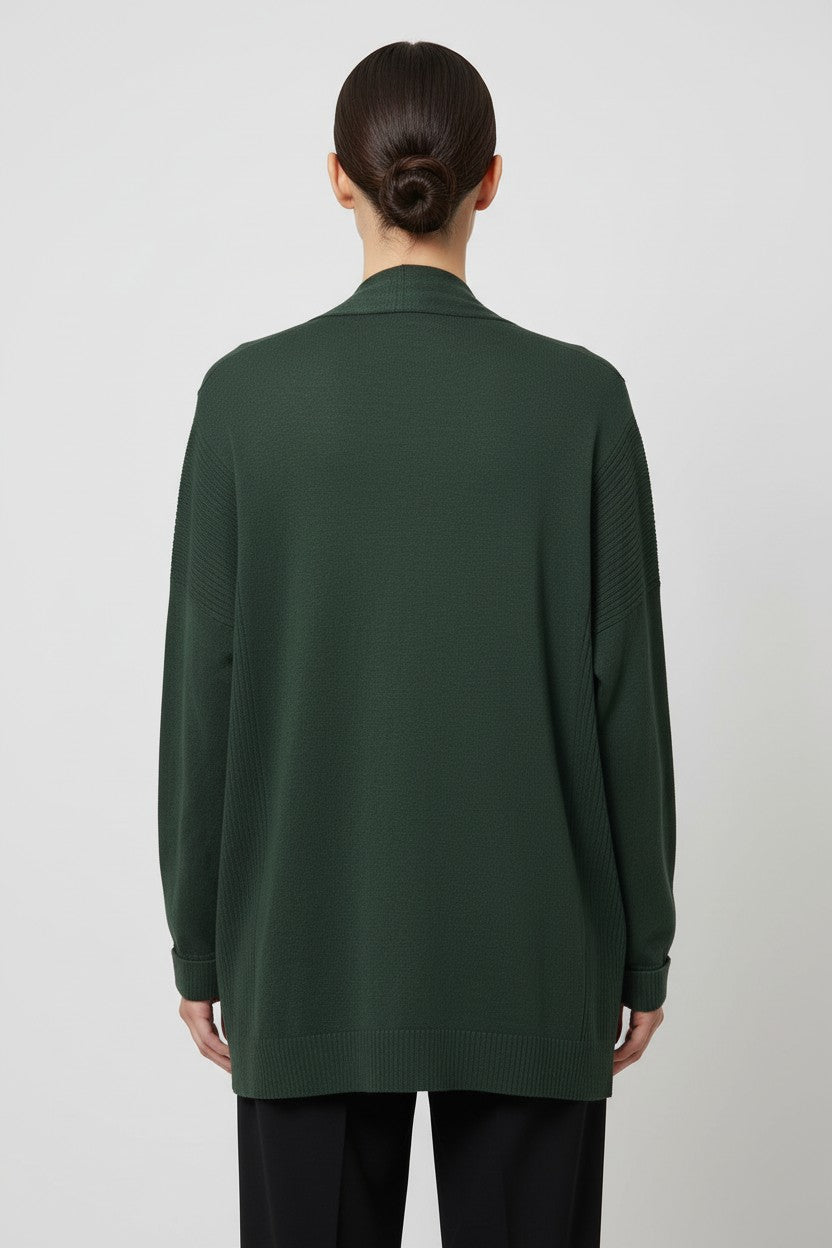 ESPRIT Damen Strickjacke Grün Größe L