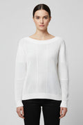 Guess Damen Strickpullover Weiß Größe M