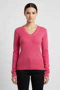 Tommy Hilfiger Damen Pullover Pink Größe M