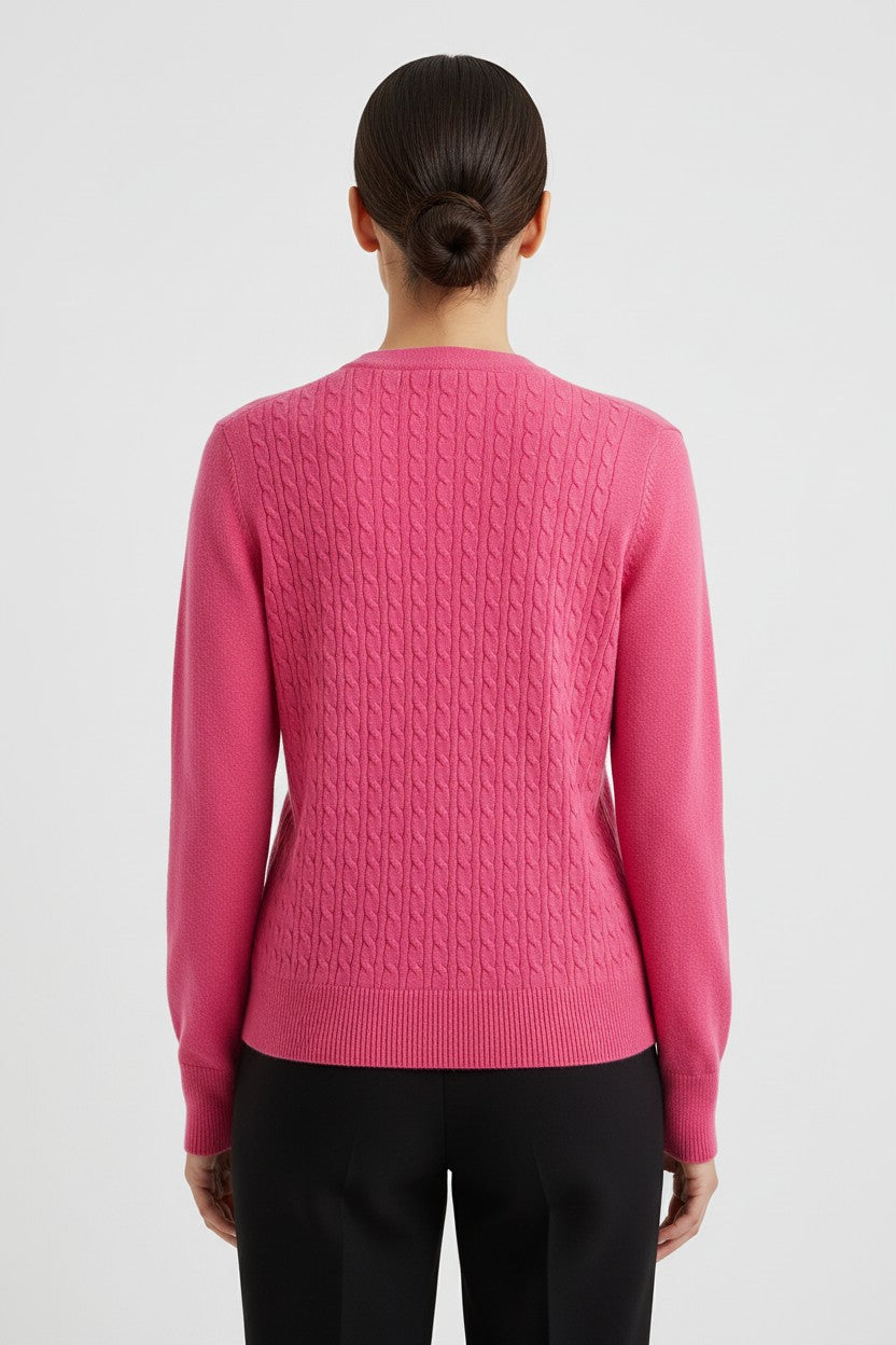 Tommy Hilfiger Damen Pullover Pink Größe M