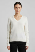 Tommy Hilfiger Damen Strickpullover Weiß Größe M