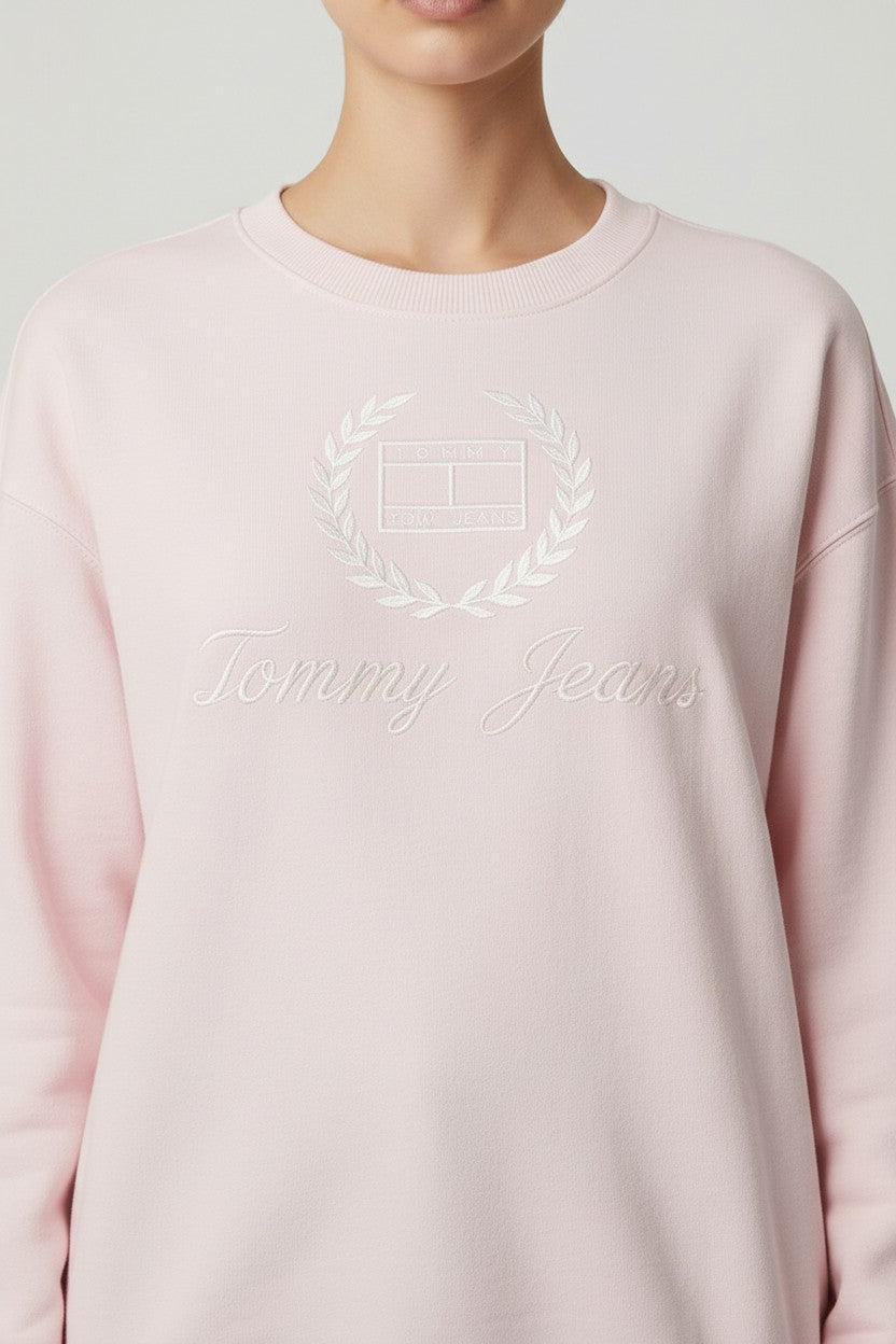 Tommy Hilfiger Damen Sweatshirt Pink Größe L