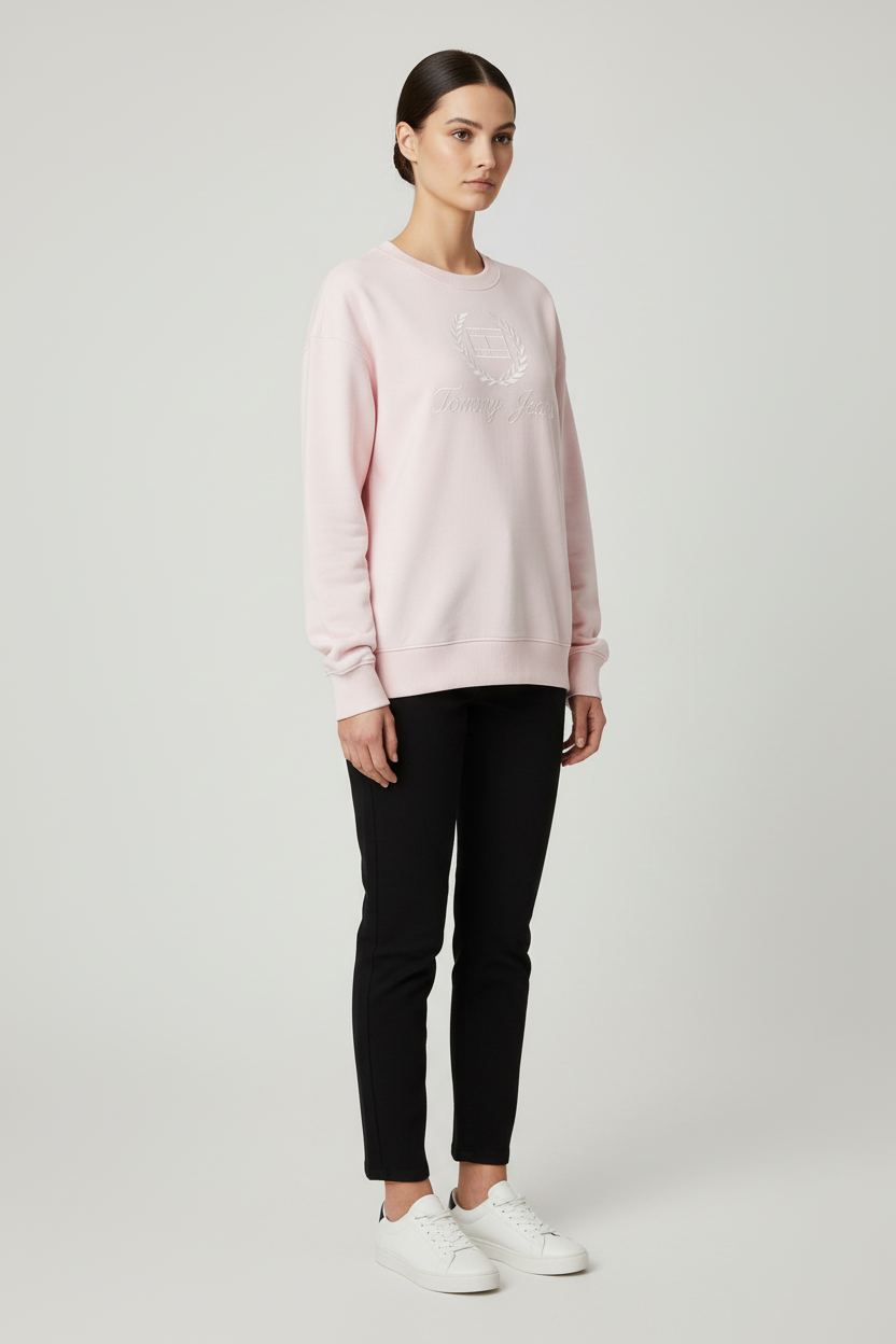 Tommy Hilfiger Damen Sweatshirt Pink Größe L