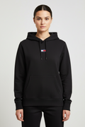 Tommy Hilfiger Jeans Damen Kapuzenpullover Schwarz Größe M
