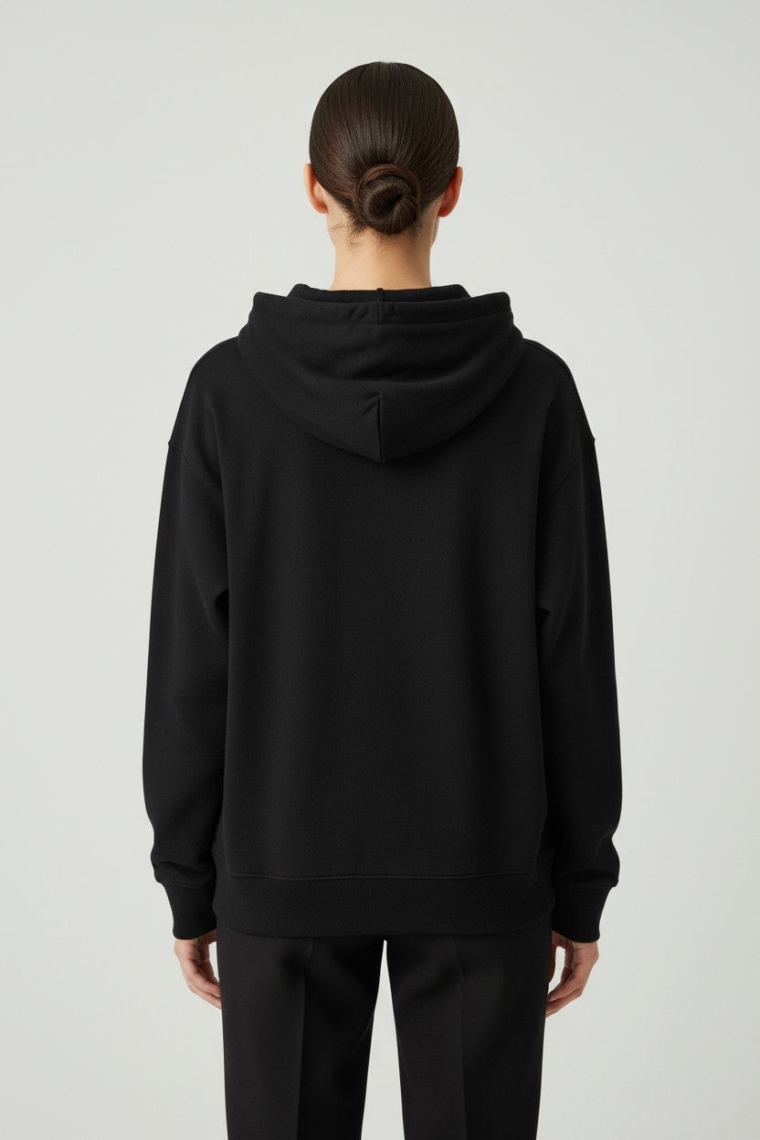 Tommy Hilfiger Jeans Damen Kapuzenpullover Schwarz Größe M