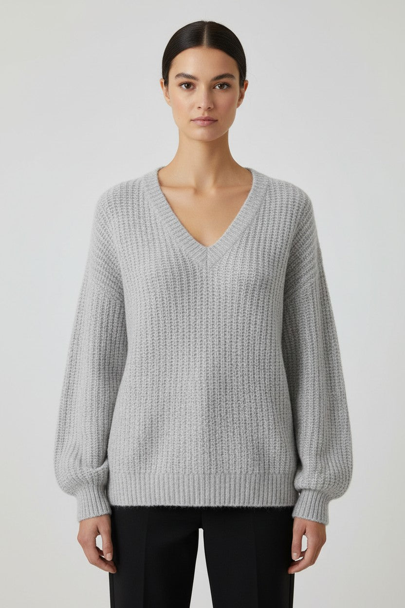 Guess Damen Strickpullover Grau Größe XS
