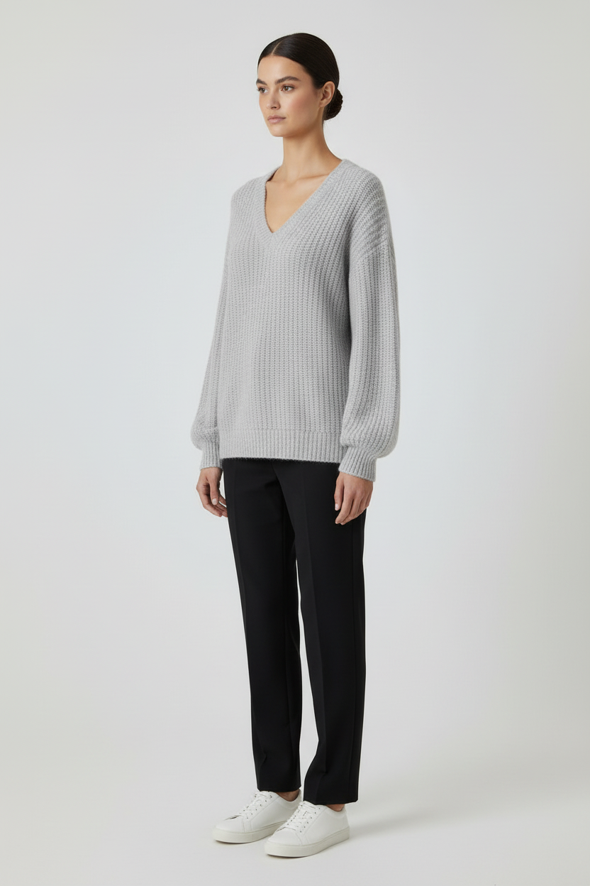 Guess Damen Strickpullover Grau Größe XS