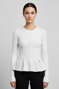 Guess Damen Strickpullover Weiß Größe S