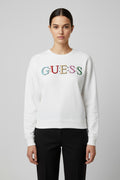 Guess Damen Sweatshirt Weiß Größe 44