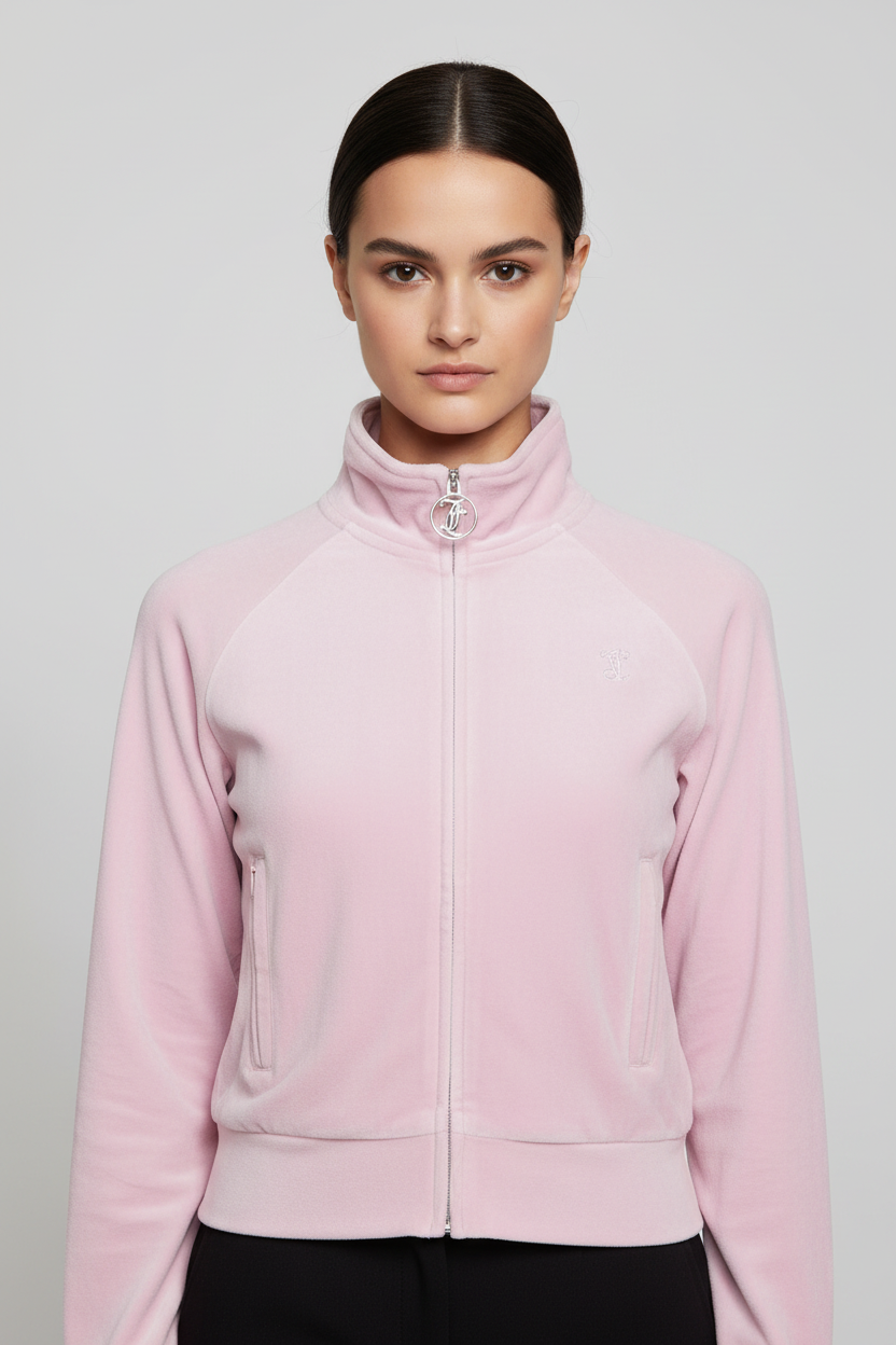 Juicy Couture Damen Kapuzenpullover Pink Größe S