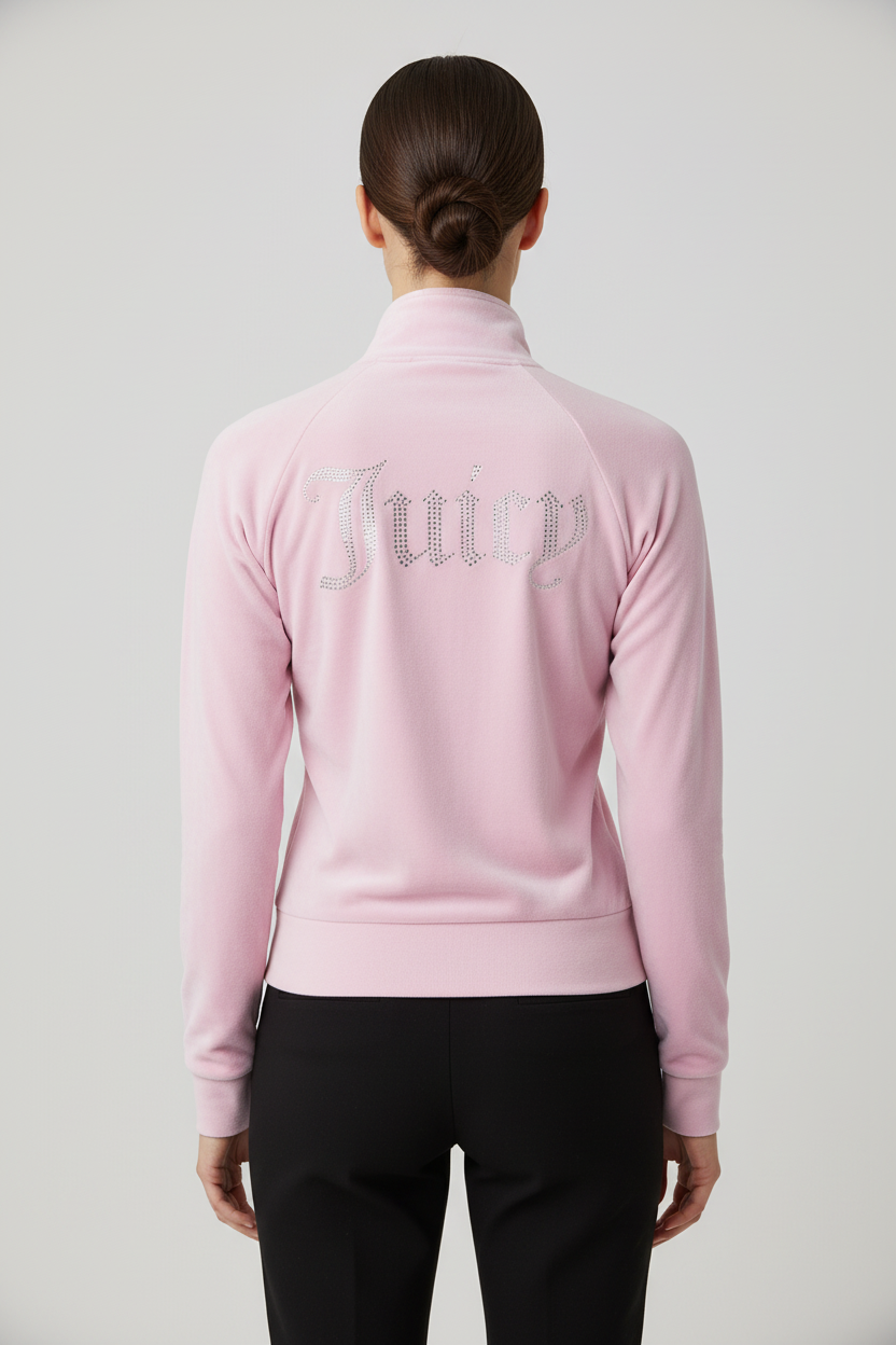 Juicy Couture Damen Kapuzenpullover Pink Größe S