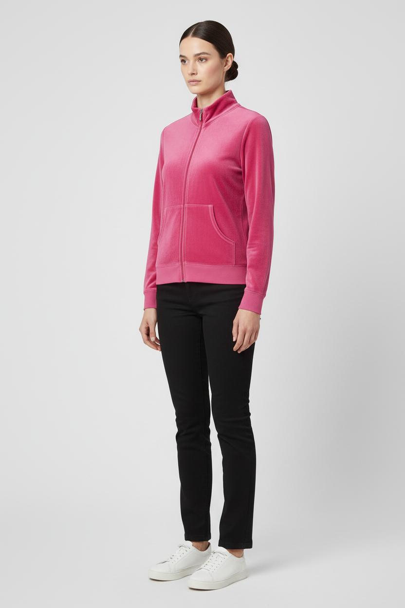 Juicy Couture Damen Kapuzenpullover Pink Größe XL