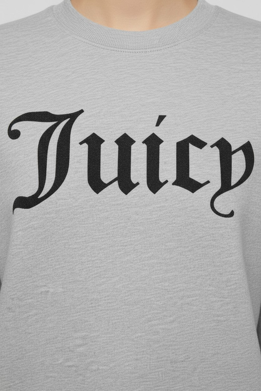 Juicy Couture Sport Damen Sweatshirt Grau Größe S