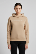 Tommy Hilfiger Damen Kapuzenpullover Beige Größe XS