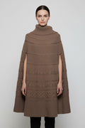 Tommy Hilfiger Damen Poncho Braun Größe XL