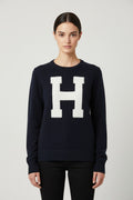 Tommy Hilfiger Damen Strickpullover Blau Größe S