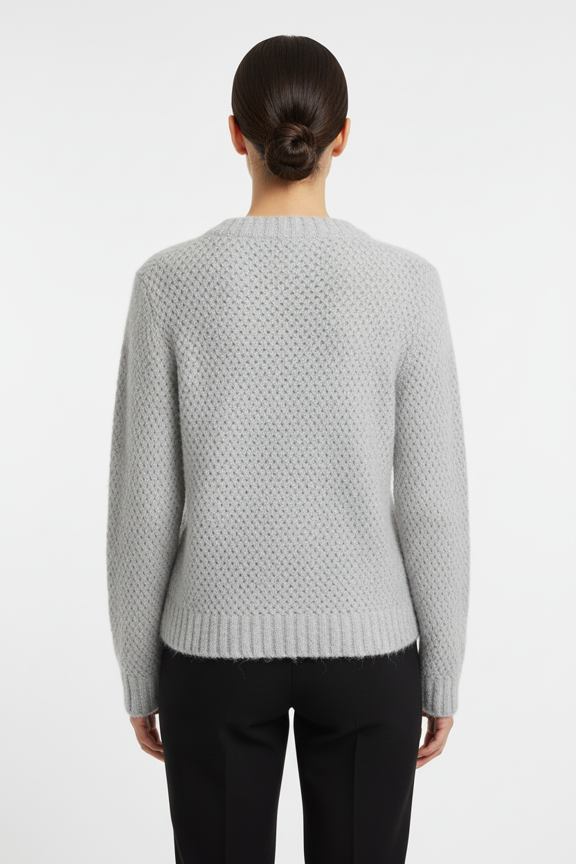 Tommy Hilfiger Damen Strickpullover Grau Größe S