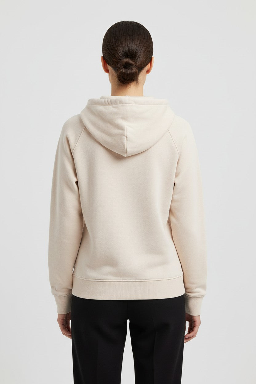 Tommy Hilfiger Jeans Damen Kapuzenpullover Beige Größe XS