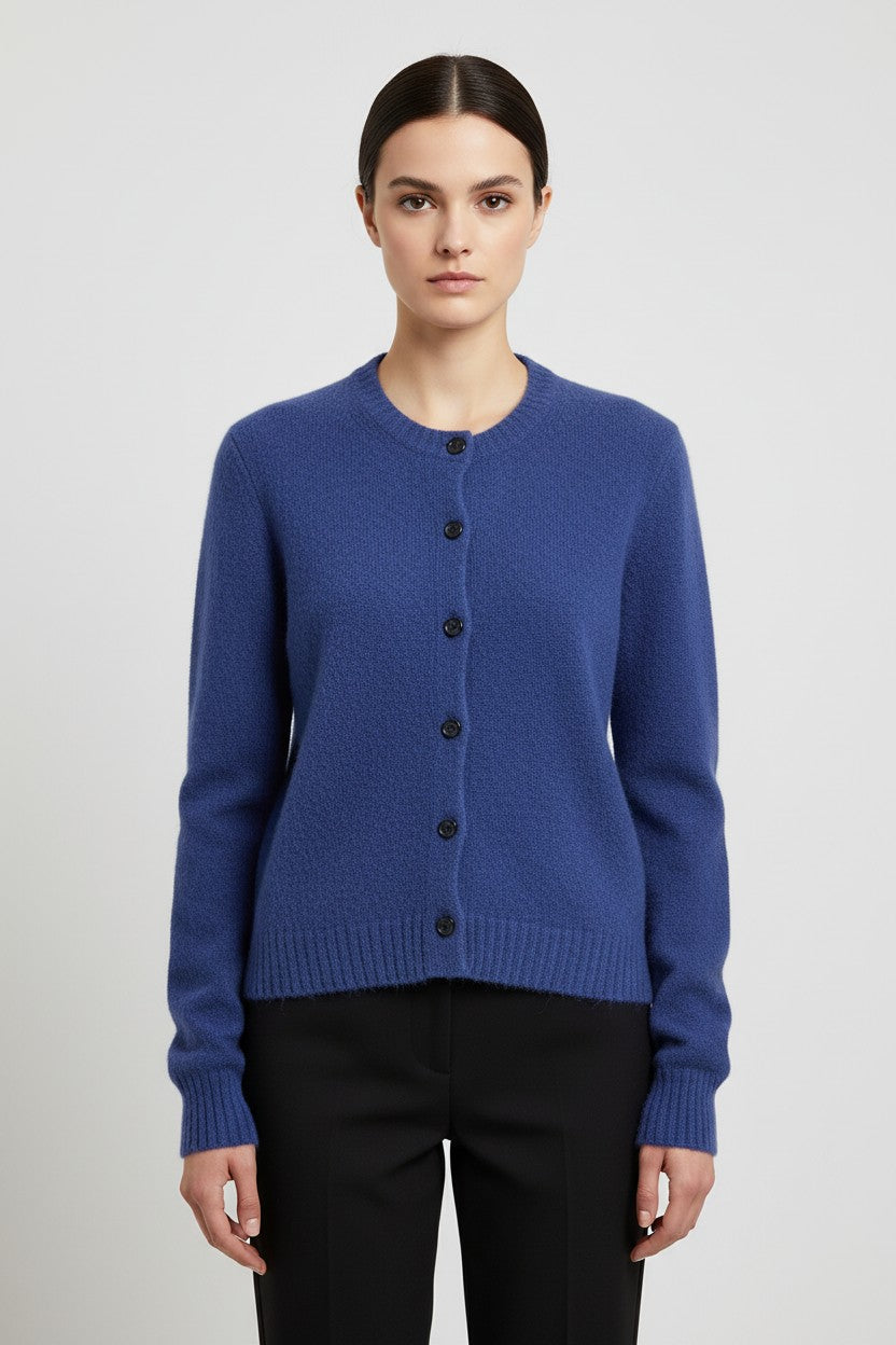 United Colors of Benetton Damen Strickjacke Blau Größe S