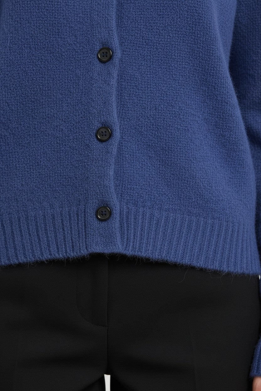 United Colors of Benetton Damen Strickjacke Blau Größe S