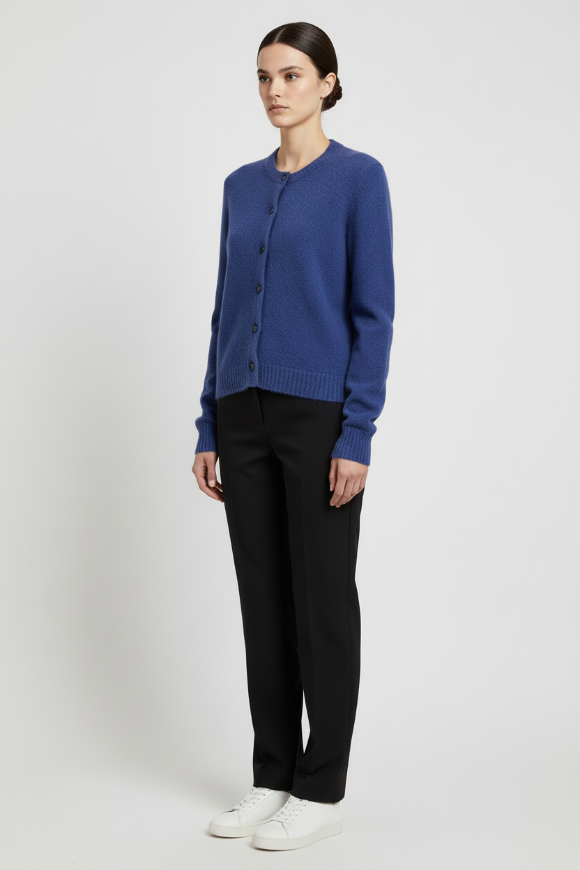 United Colors of Benetton Damen Strickjacke Blau Größe S