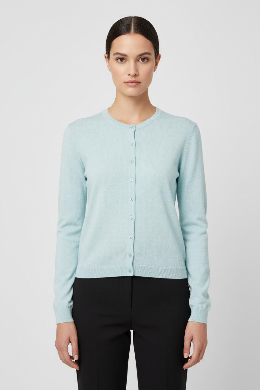 United Colors of Benetton Damen Strickjacke Blau Größe S