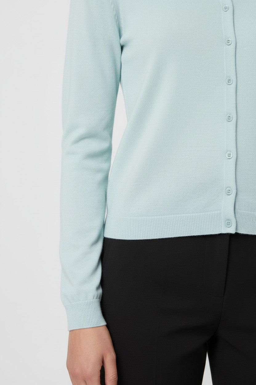 United Colors of Benetton Damen Strickjacke Blau Größe S