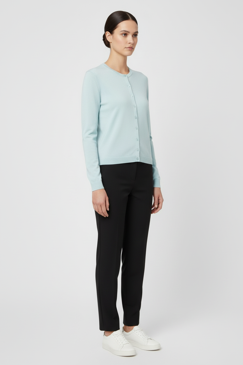 United Colors of Benetton Damen Strickjacke Blau Größe S
