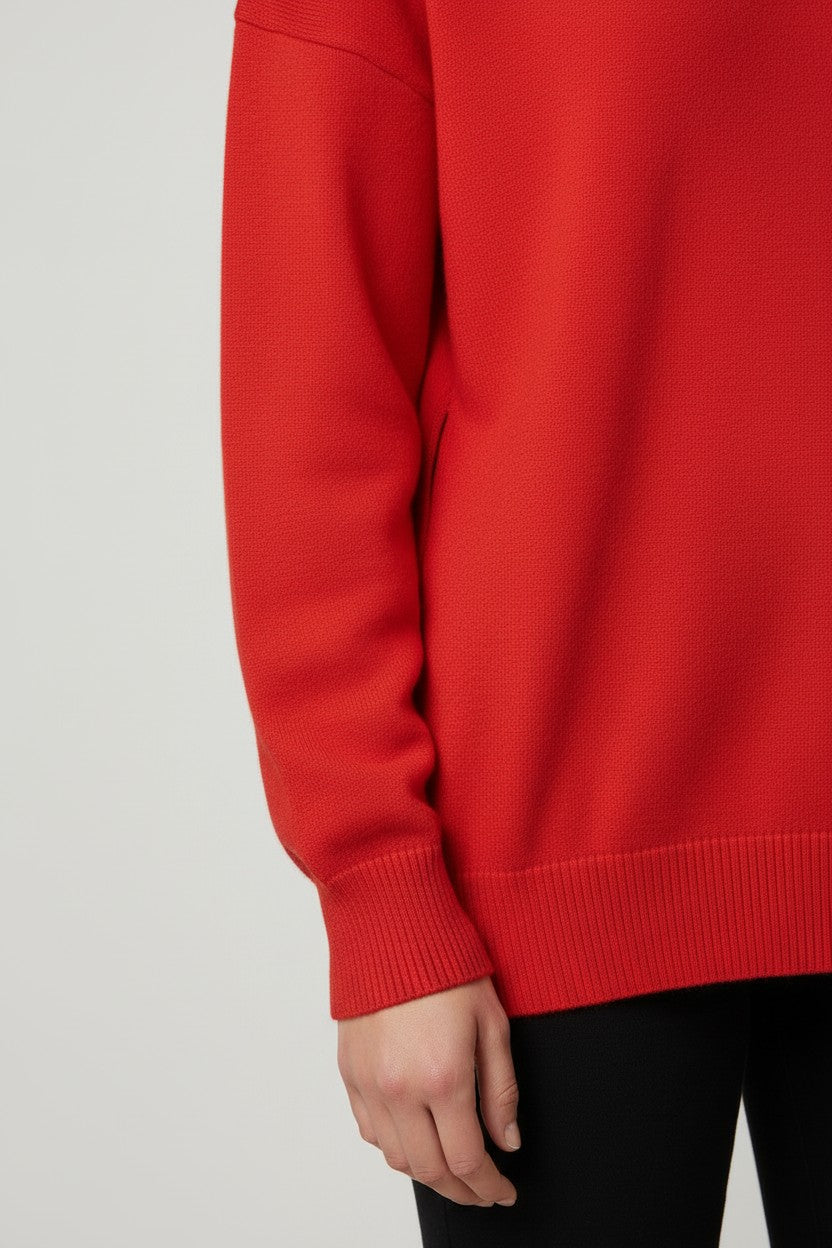 United Colors of Benetton Damen Strickpullover Rot Größe L/XL