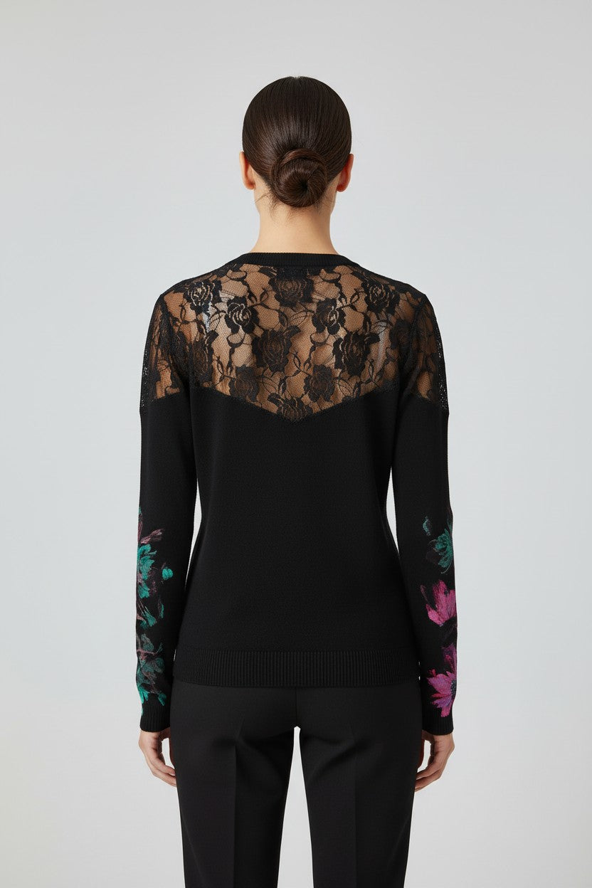 Desigual Damen Strickjacke Schwarz Größe XL