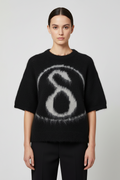 Diesel Damen Strickpullover Schwarz Größe XS
