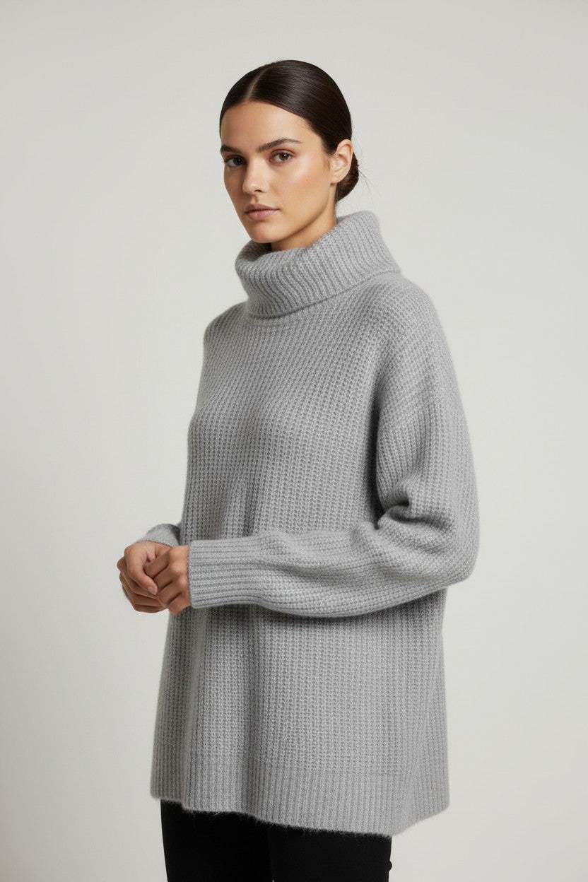 ESPRIT Damen Rollkragenpullover Grau Größe XS