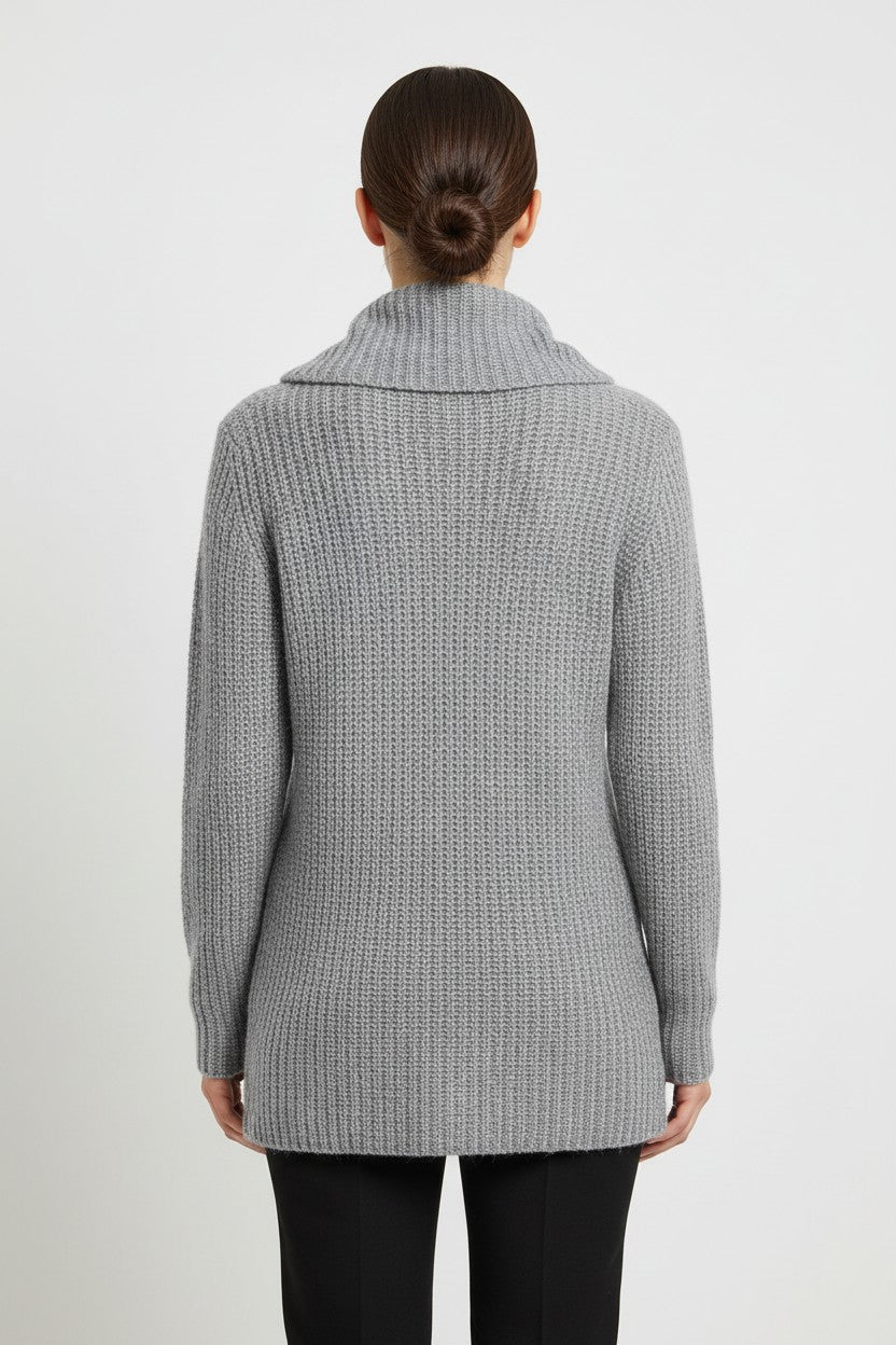ESPRIT Damen Rollkragenpullover Grau Größe XS