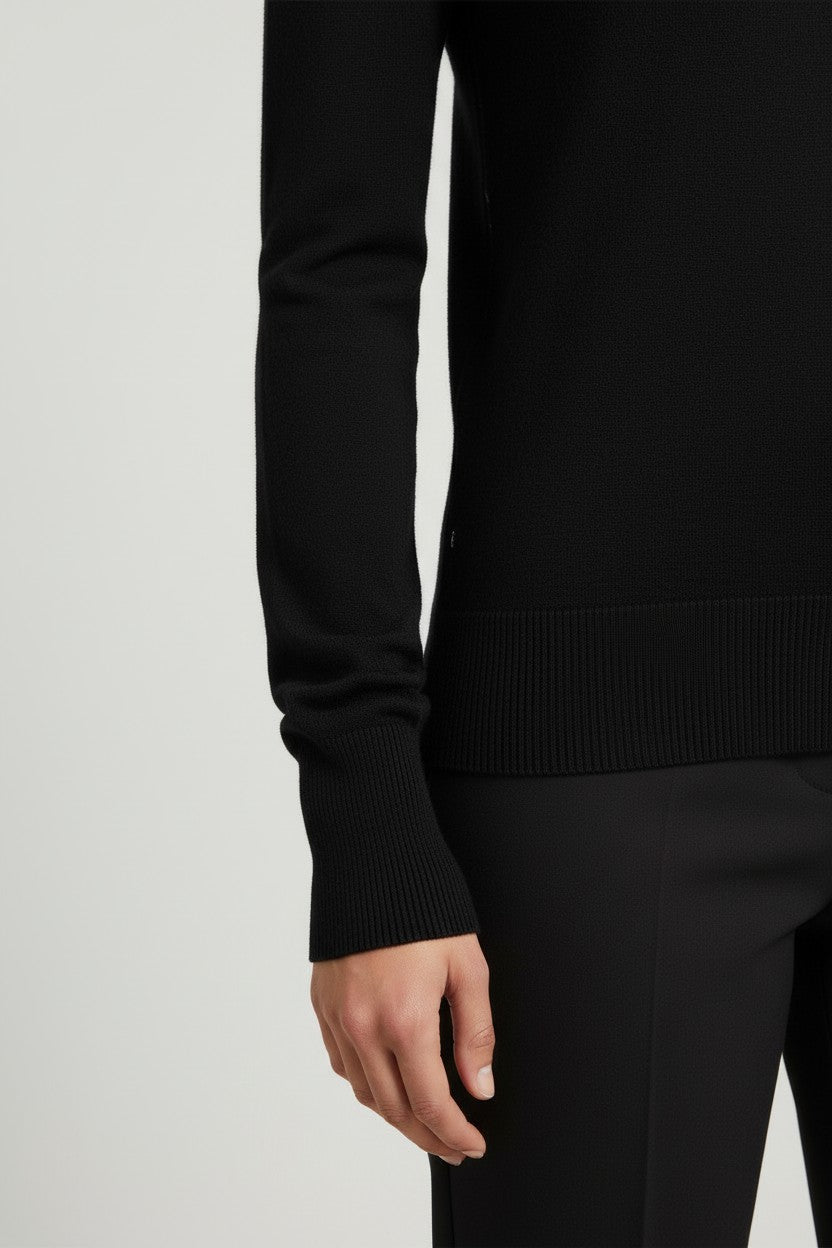 ESPRIT Damen Rollkragenpullover Schwarz Größe XS