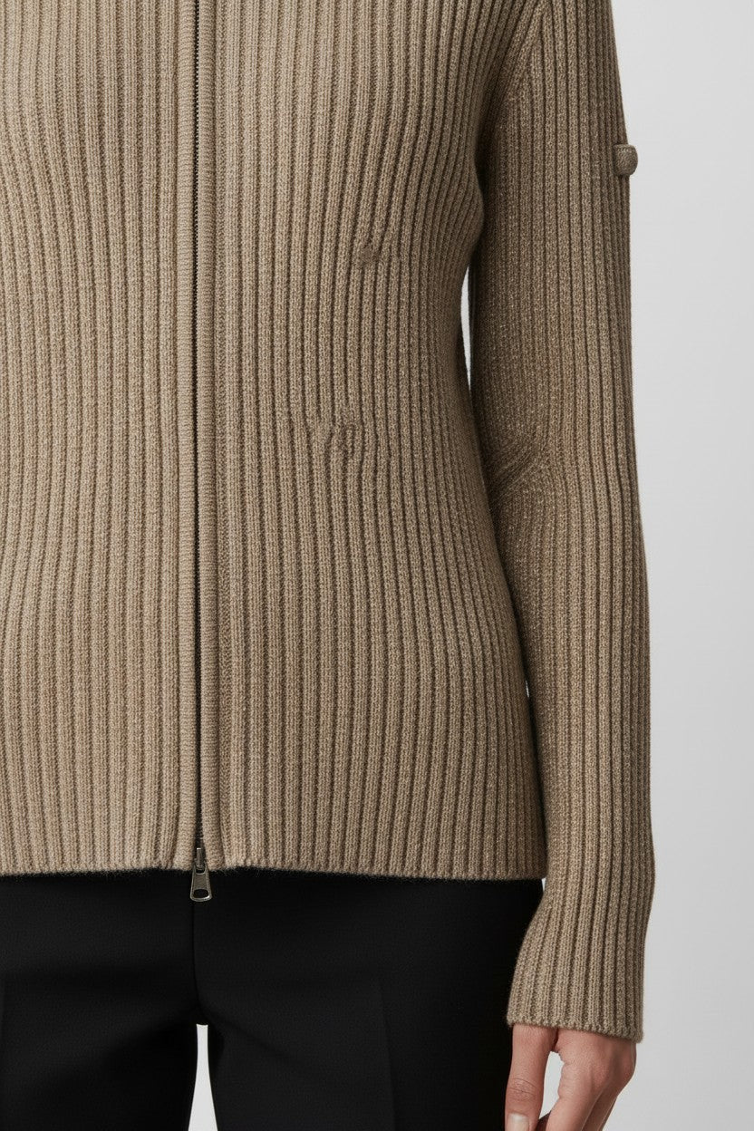 ESPRIT Damen Strickjacke Beige Größe XL