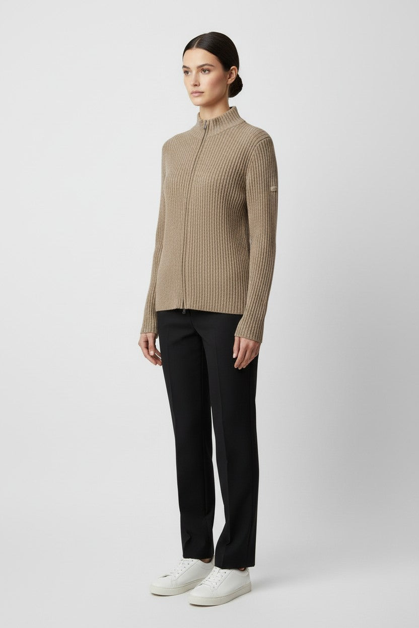ESPRIT Damen Strickjacke Beige Größe XL