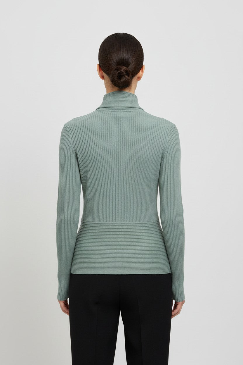 ESPRIT Damen Strickjacke Grün Größe XL