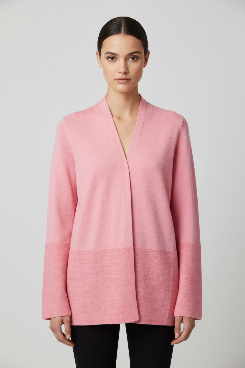 ESPRIT Damen Strickjacke Pink Größe XL