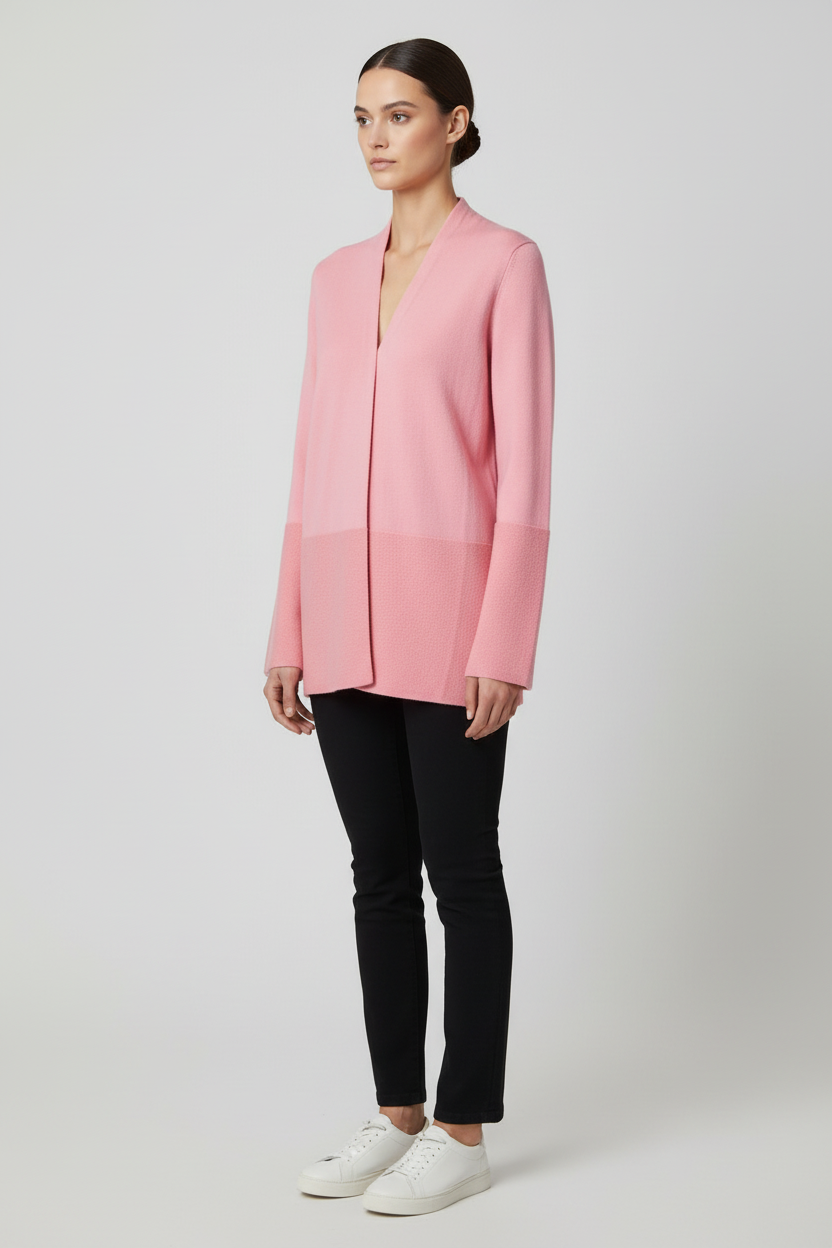 ESPRIT Damen Strickjacke Pink Größe XL