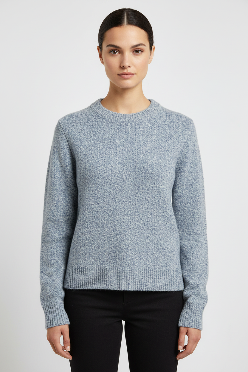 ESPRIT Damen Strickpullover Blau Weiß Schwarz Größe S