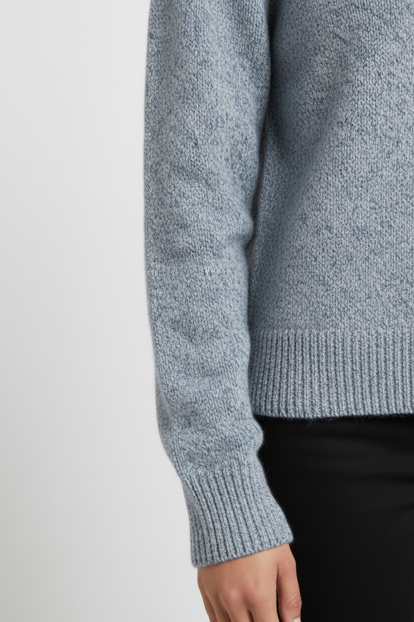 ESPRIT Damen Strickpullover Blau Weiß Schwarz Größe S