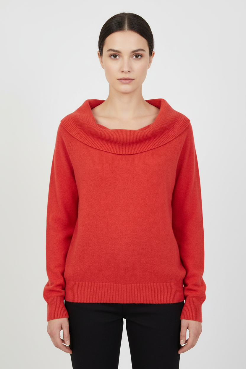 ESPRIT Damen Strickpullover Rot Größe XL