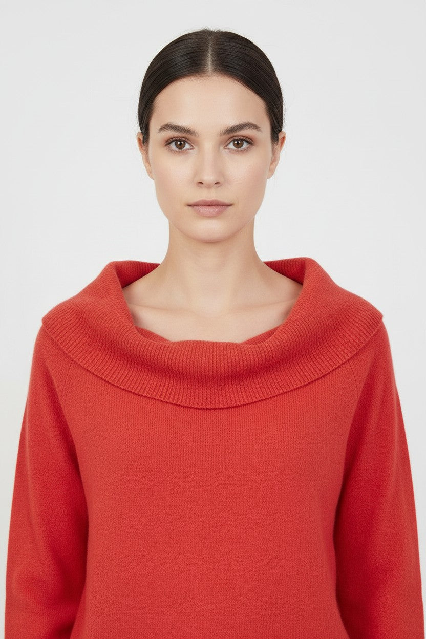 ESPRIT Damen Strickpullover Rot Größe XL
